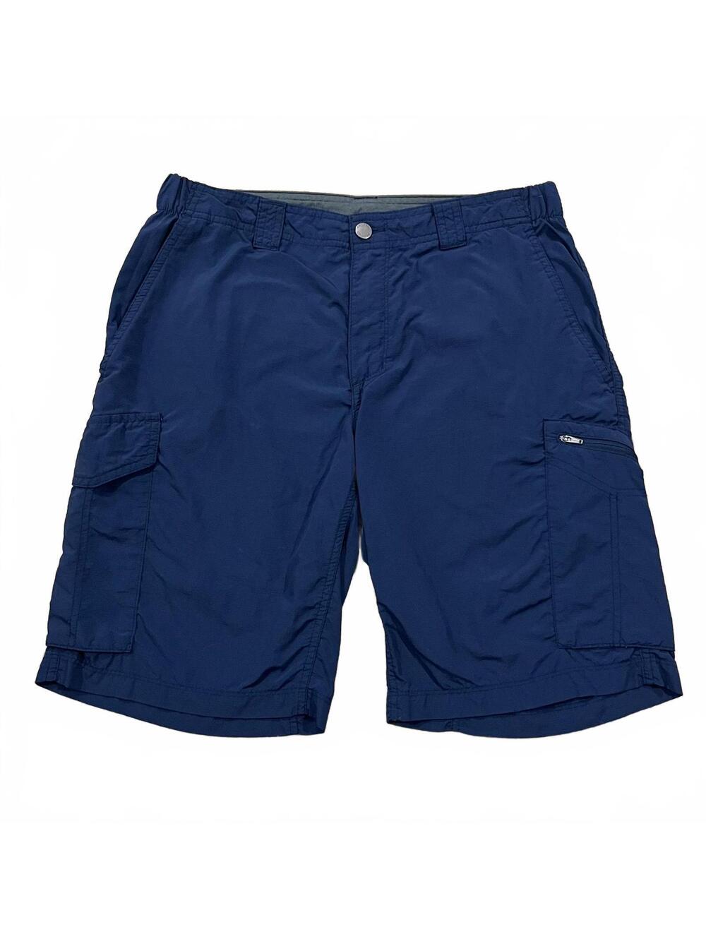 Columbia Mens Silver Ridge Cargo Shorts 10” Blue Size 32